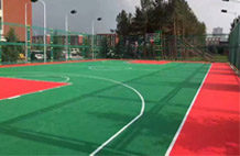 亞強(qiáng)體育施工案例:懸浮地板籃球場(chǎng)施工,